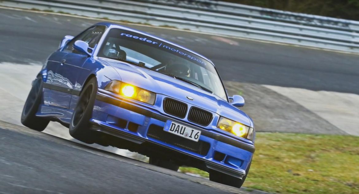 El BMW e36 que arrasa en Nordschleife.
