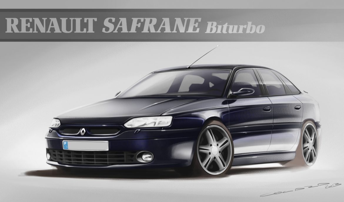 Renault Safrane Biturbo Baccara #Quadra. 1994.