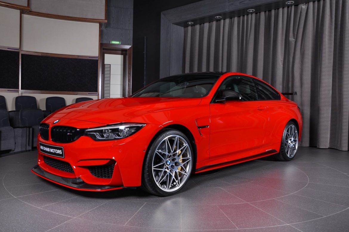 El BMW M4 rojo Ferrari que cautivará tu retina.
